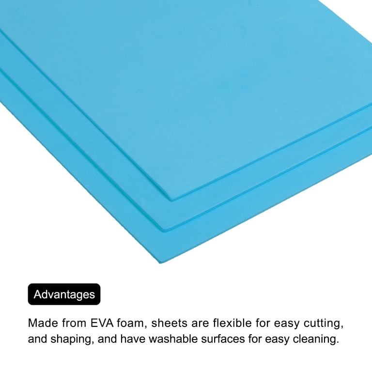 Uxcell EVA Foam Sheets 8 x 12 1.8mm Thickness for Crafts DIY Projects 10  Different Color 