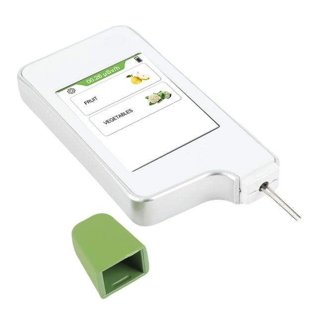 Portable Nitrate Tester, 0-9999mg/kg USB C Charging Food Nitrate Detector Probe Detection for Fruits Vegetables