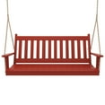 thumbnail image 2 of Keystone Amish Co. 4 Foot Franklin Porch Swing, Red, 2 of 9