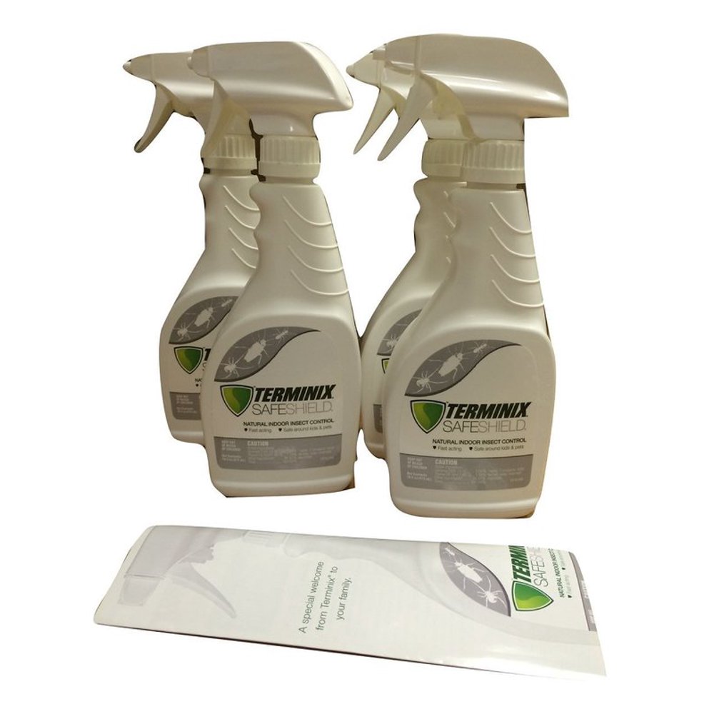 Set of 4 TERMINIX SafeShield Natural Indoor Insect Control 16 oz