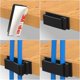 thumbnail image 4 of 20 clips de cable negros zhang ming Con fuerte autoadhesivo para gestión de cables y tendido de cables, 4 of 5