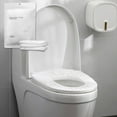 thumbnail image 6 of Disposable Toilet Seat Covers, Sanitary Toilet Seat Protectors, Hygienic Adhesive Covers, Non Woven Material + Travel Friendly, White Design, for Women & Families, Public Restrooms, Hygiene Protectio, 6 of 6