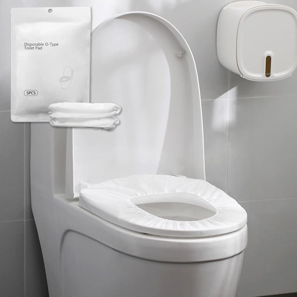 Blue -Housse de coussin de toilette, siège de toilette épais en hiver