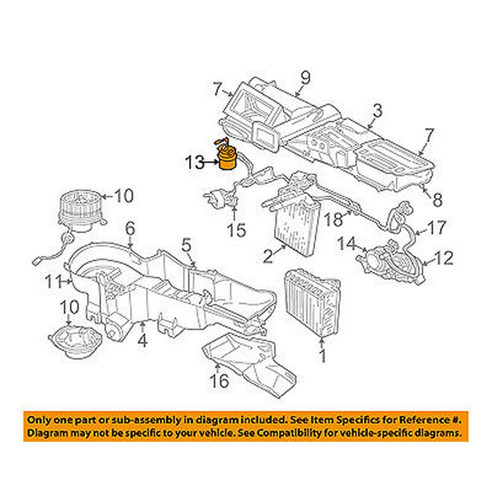 Jeep CHRYSLER OEM 0207 Liberty 3.7LV6 Evaporator HeaterActuator