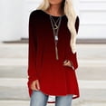 thumbnail image 4 of Blouses for Women Dressy Casual Dressy Casual Sweatshirt for Women 2024 Fitted Womens Tshirt Woman Sweatshirts 3/4 Sleeve Tunic Tops for Women, 4 of 6
