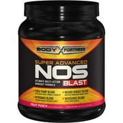 Body Fortress Powder Bf Super Nos Blast Fruit Punch 2lb