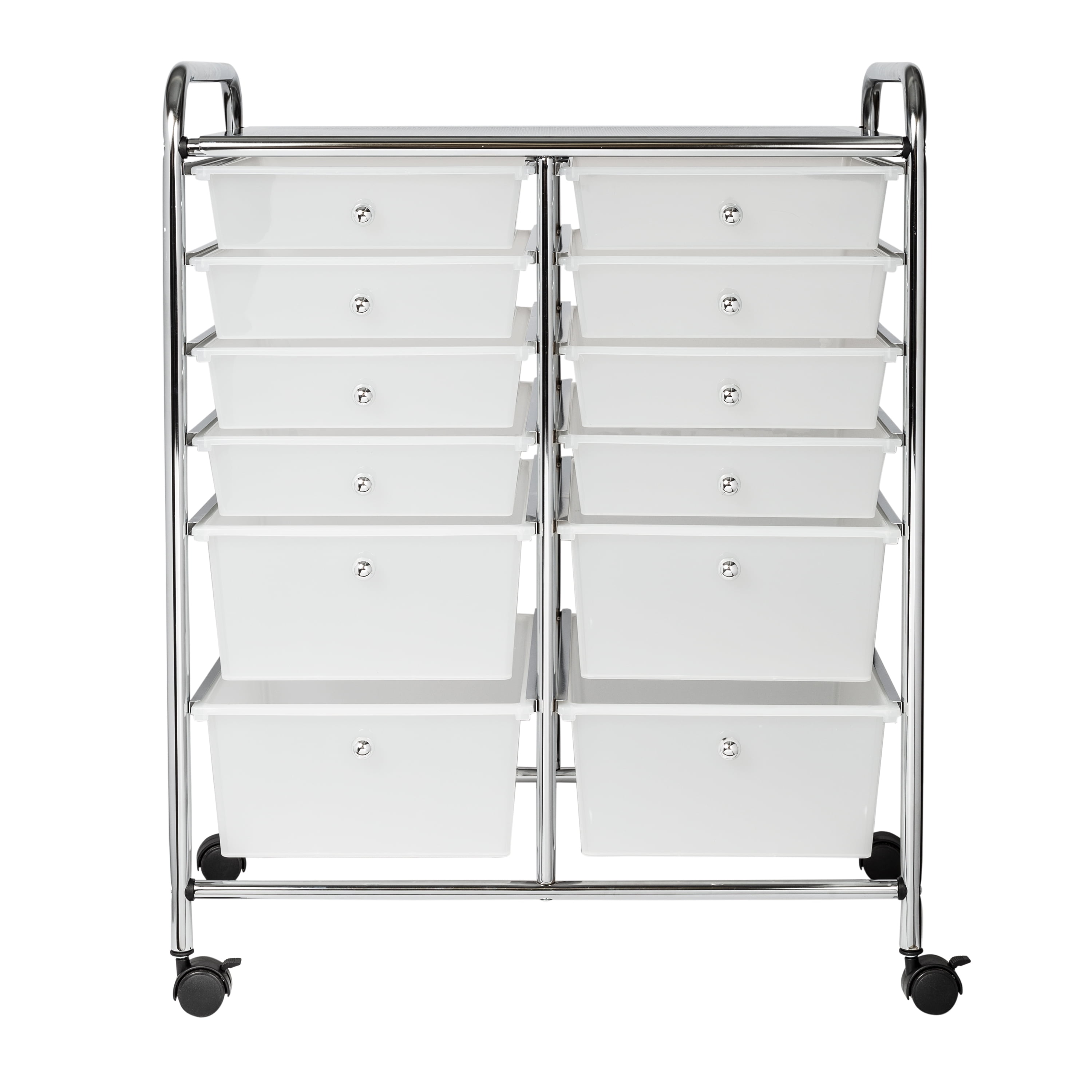 Clear 12 Drawer Rolling Cart by Simply Tidy™