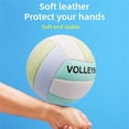 thumbnail image 2 of Volleyball Official Ball Thicker PU Waterproof Anti-Explosion 15+ Years Kids Girls Boys Indoor Training Game Outdoor Sand Beach Pool(Multicolor), 2 of 5