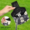 thumbnail image 4 of Haosy Elegant Cream Dandilion Golf Mallet Putter Cover Strong Magnetic Leather Golf Club Headcover Closure, 4 of 6