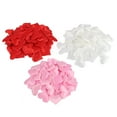 thumbnail image 1 of GOOHOCHY 300 piezas de confeti de esponja para centro de mesa, decoración de boda, corazón de pétalos de amor, para fiesta de compromiso (rojo, blanco y rosa), 1 of 8