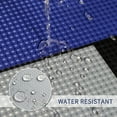 thumbnail image 3 of Shower Curtain Navy Blue Shower Curtain Mordern Shower Curtain Set Textured Fabric Waterproof Bathroom Curtain Decorative Black Gray Shower Curtains with 12 Hooks,Machine Washable,72"x72", 3 of 5