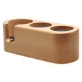 thumbnail image 2 of GROWTH TANK Support de Poignée de Presse à Café Support de Poignée en Bois pour Presse à Poudre Base de Poignée de Machine à Café 58 mm 3 Fentes, 2 of 8