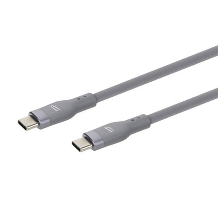 Monoprice USB 2.0 USB-C to USB-C Silicone Cable 3ft Gray