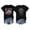 Black, variant on 250 Years Semi-Quincentennial Anniversary Graphic Short Sleeve Crewneck T Shirt with Printed American Flag and Torch Design Black L