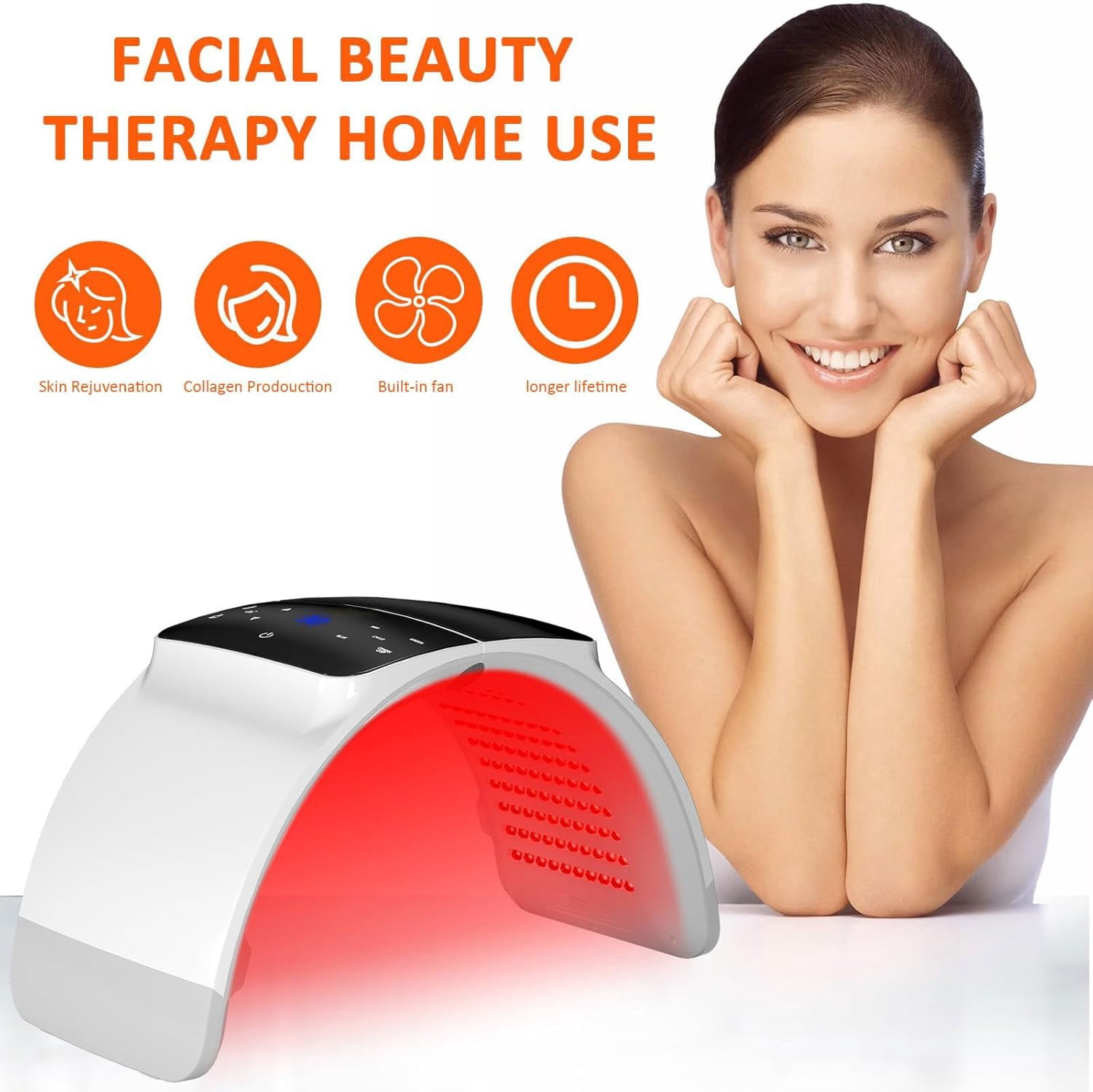 LED Light Therapy Red Light Therapy Face Mask Light Therapy, Beauty Salon Home Spa Body Facial Skin Care Rejuvenation Device