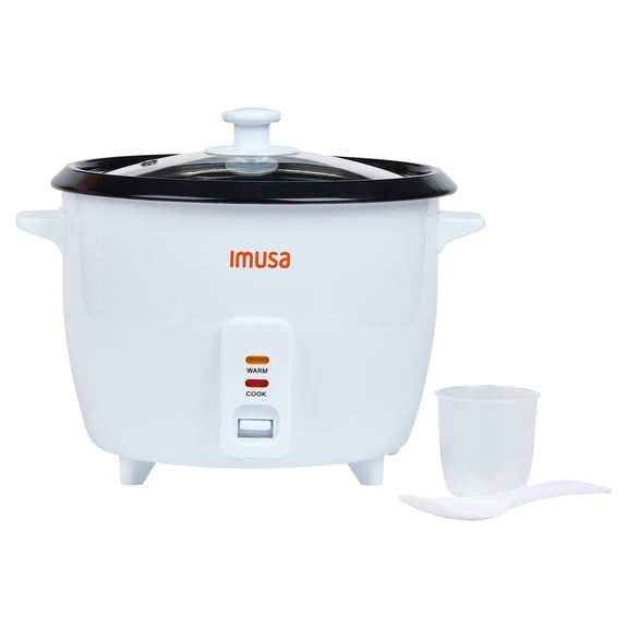 IMUSA 10cup Electric Ceramic Rice Cooker, White