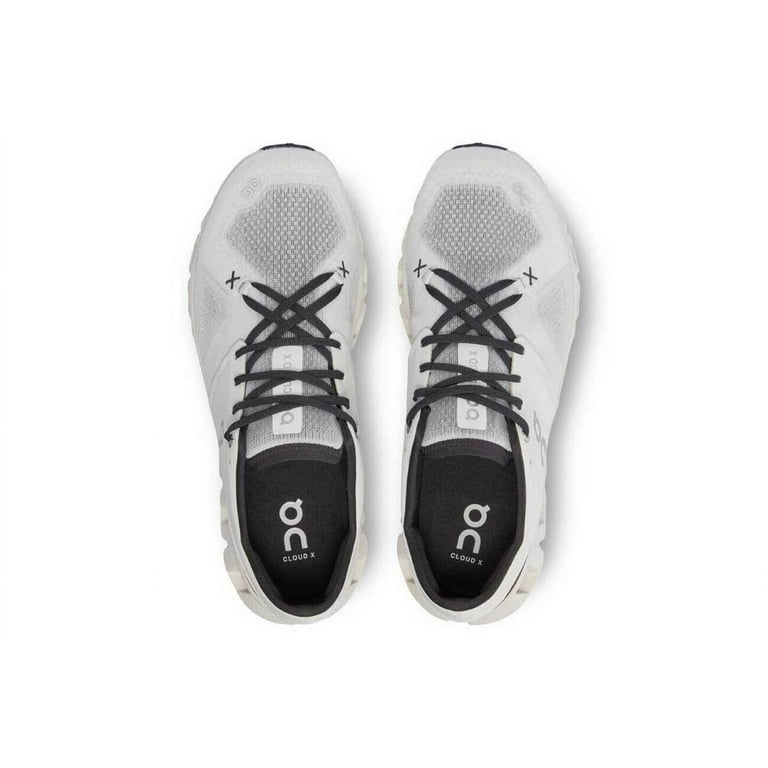 ON Men's Cloud X 3 Black Sneakers, Lightweight, Comfortable, Ivory