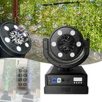 Moving Head Volcano Bubble Machine, RGBY Full Color LED Stage Light,  DJ Stage Equipment for Event Party