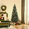 thumbnail image 2 of HOMCOM Arbre de Noël en Flocage avec Baies Rouges, Pommes de Pin, Vert, 2 of 10