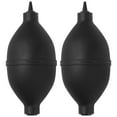 thumbnail image 1 of Miangastore 2PCS Silicone Air Blower Squeeze Bulb Computer Camera Succulent Cleaning Pump Dust Cleaner Laboratory Tool (Black, Random Color Blow Head), 1 of 8