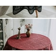thumbnail image 2 of Vintage Round Crochet Tablecloth Macrame Lace Table Cover for Kitchen Dinning Bedside Tabletop Decoration, 2 of 3