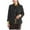 Black, variant on GEWSEY Waffle Knit Bomber Jacket Women 2025 Fall Casual Lightweight Jackets Zip Up Long Sleeve Outerwear with Pockets (Khaki, XXL)