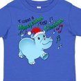 thumbnail image 4 of Inktastic I Want a Hippopotamus for Christmas Hippo in Santa Hat Boys or Girls Toddler T-Shirt, 4 of 5