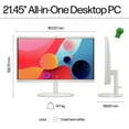 thumbnail image 4 of HP 22" All-in-One Desktop Intel Quad-Core Processor 16GB DDR5 RAM 128GB SSD FHD Display WiFi 6 Bluetooth Windows 11 Pro, 4 of 9