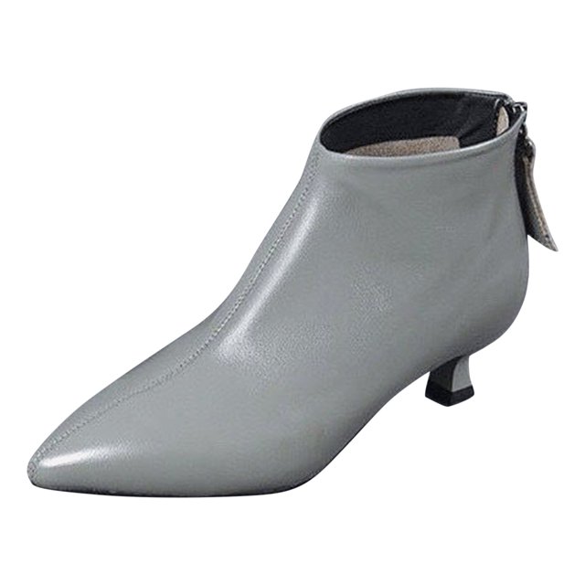 NECHOLOGY Botas Mujer Adulto Femenino Zapatos Botines mujer Zapatos de mujer Botas térmicas Punta estrecha Tacón Botas con cremallera Botas de mujer de moda (Blue, 6.5)