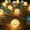 Warm White+Blue, variant on Rattan Ball String Lights, 3m/9.8ft,Battery Operated 20 LED String Lights, Indoor Fairy String Lights Decorative for Bedroom Party Wedding