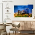 thumbnail image 5 of Elephant Stock Greensboro Park And Skyline Wall Art - Horizontal Canvas Wall Art - Living Room Wall Decor - City Canvas - Green And Yellow Decor - 45" x 30", 5 of 8