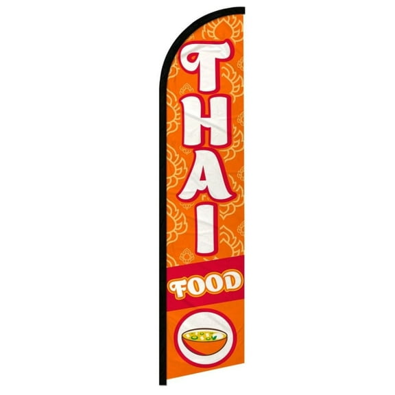 Thai Food Windless Banner Flag