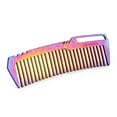 thumbnail image 3 of Pure Titanium Comb Rust Free Ultra Light Heaelthy Environment-friendly No Allergy No Rust Portable Comb Anti-static suit Camping, 3 of 5