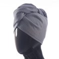 thumbnail image 2 of SELARUS Toalla de pelo 100% algodón turco para mujer, sin microfibra, 14.11 oz/m² (gramos por metro cuadrado), toallas antiencrespamiento para cabello rizado, largo y grueso, turbante para la cabeza,, 2 of 5