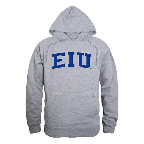 W Republic Products 503-216-HGY-04 Eastern Illinois University Game Day Hoodie, Heather Grey - Extra Large