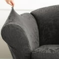thumbnail image 2 of Sure Fit Jacquard Damask Stretch Sofa Slipcover, 2 of 4