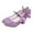 Purple, variant on Flower Girls Crystal Bling Princess Shoes Fashion Bow-Knot Perform Dance Party Wedding Shoes Mary Jane Toddler/Little Kid/Big Kid
