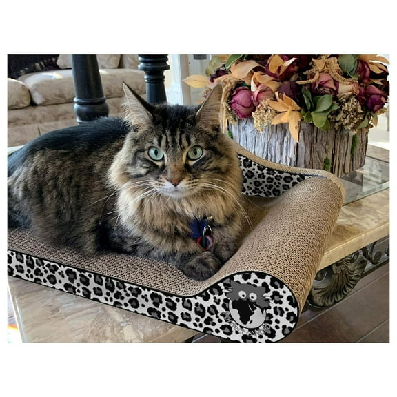 Cat Lounge Scratcher - Snow Leopard 2 Pack