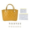 thumbnail image 2 of BEACH TOTE BAG  SAFE EVA MATERIAL MULTIFUNCTION SPACE SAVING PORTABLE ROUND HOLE DESIGN LARGE BEACH BAG, 2 of 7