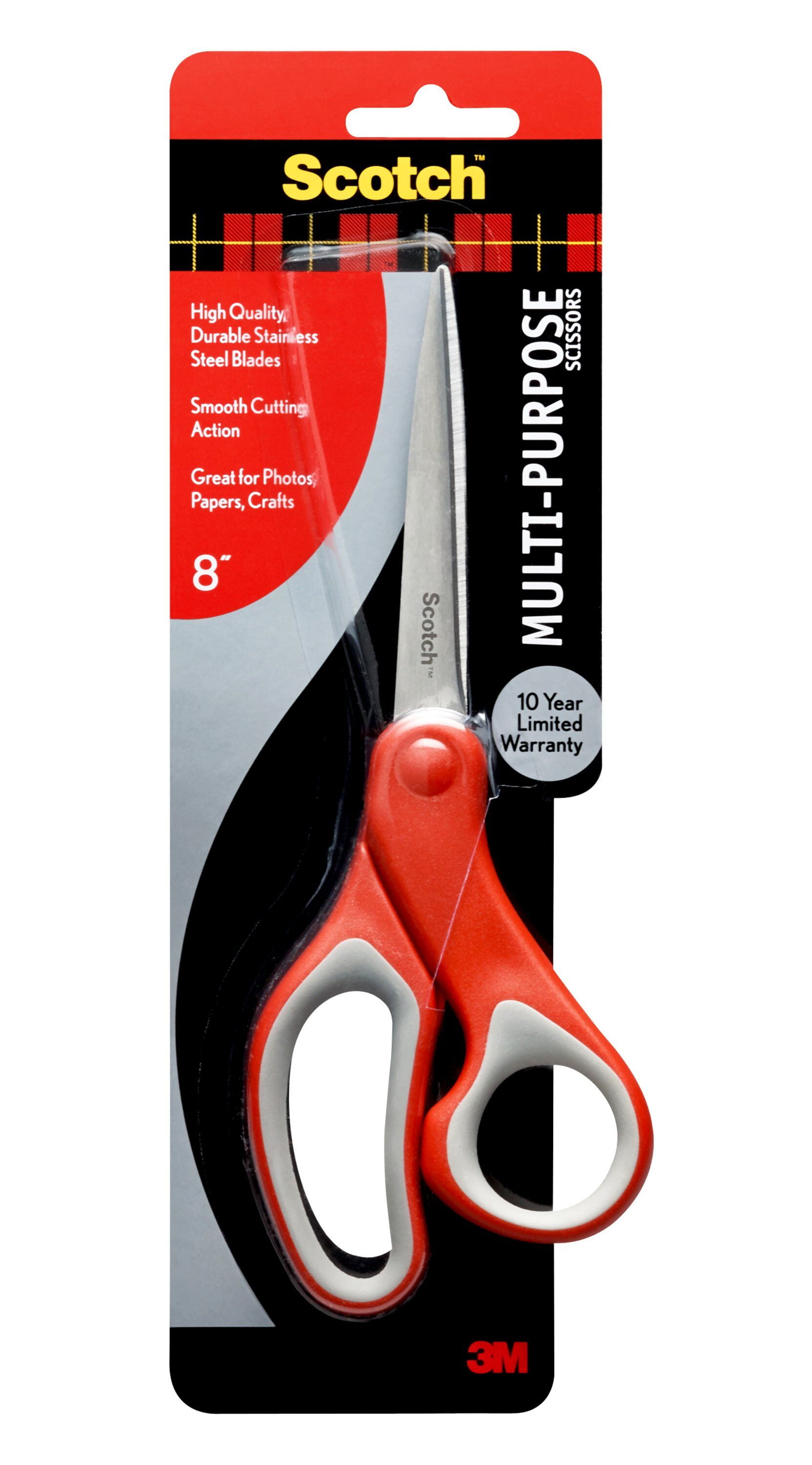 Scotch MultiPurpose Stainless Steel Scissors 8 inches
