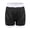 Black, variant on CARER Noiseless Adult Diaper Cover Washable Leakproof Protective Underwear for Incontinence