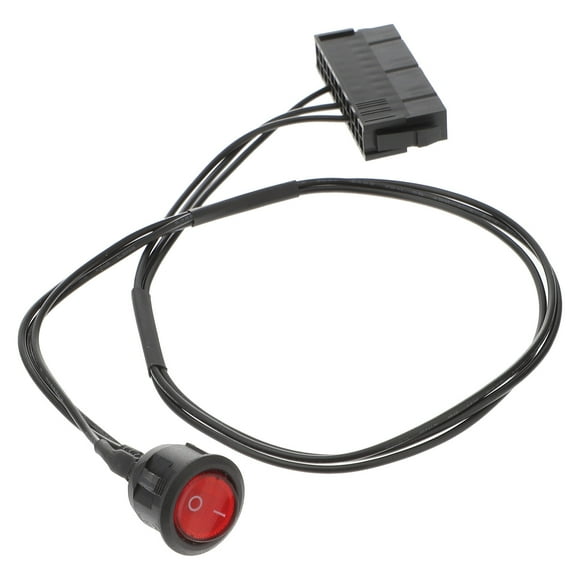BALAHAPY Cable Adaptador Jumper Para Encendido De Fuente De Atx Con Luz LED Y Conexión Para Motherboard