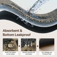 thumbnail image 3 of DEORAB Outdoor Rug 6'x 9' Polypropylene Surface Washable UV-Resistant Carpet Patio Deck Porch，Black & Beige, 3 of 12