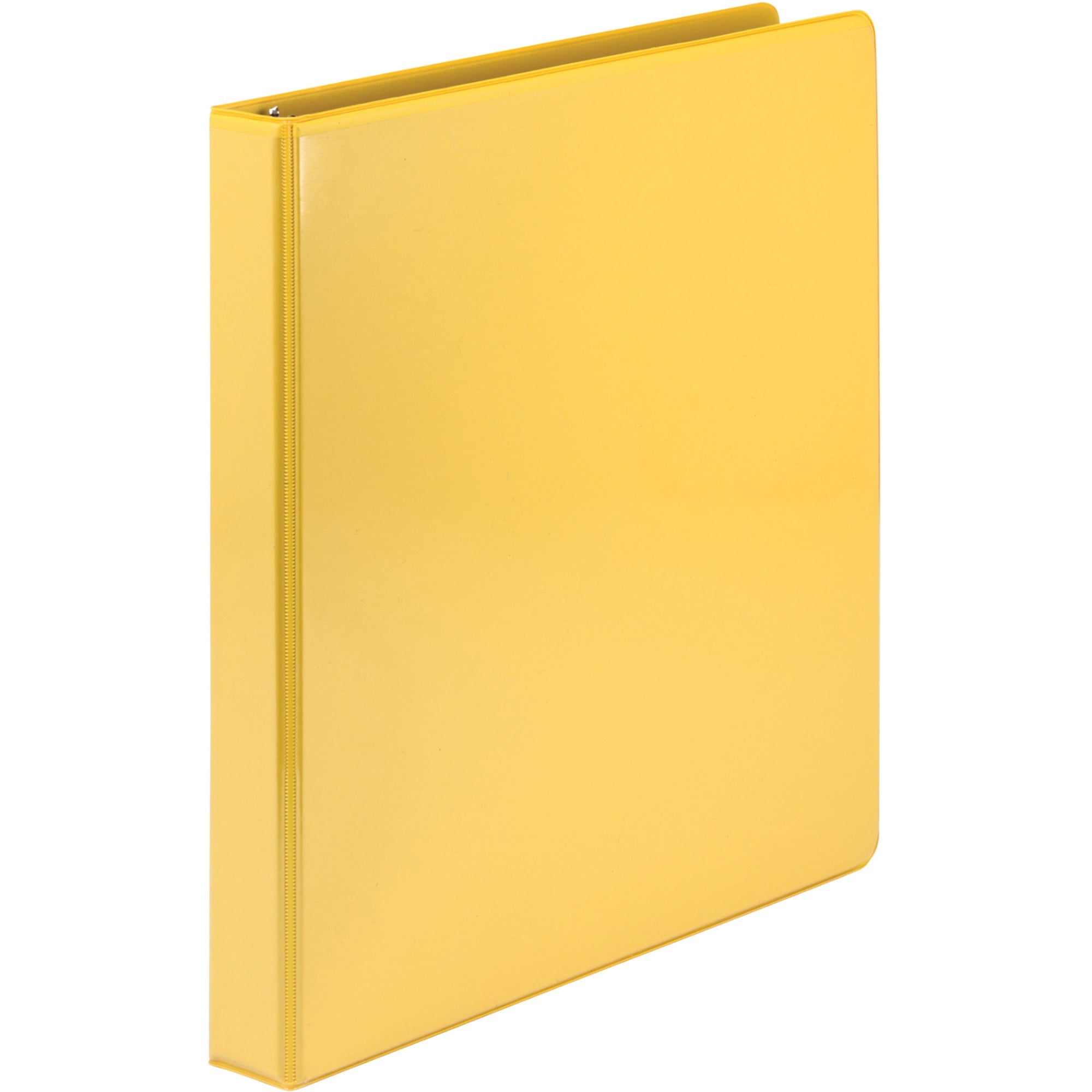 Samsill Economy 1" RoundRing View Binder, Yellow, 1 Each (Quantity)