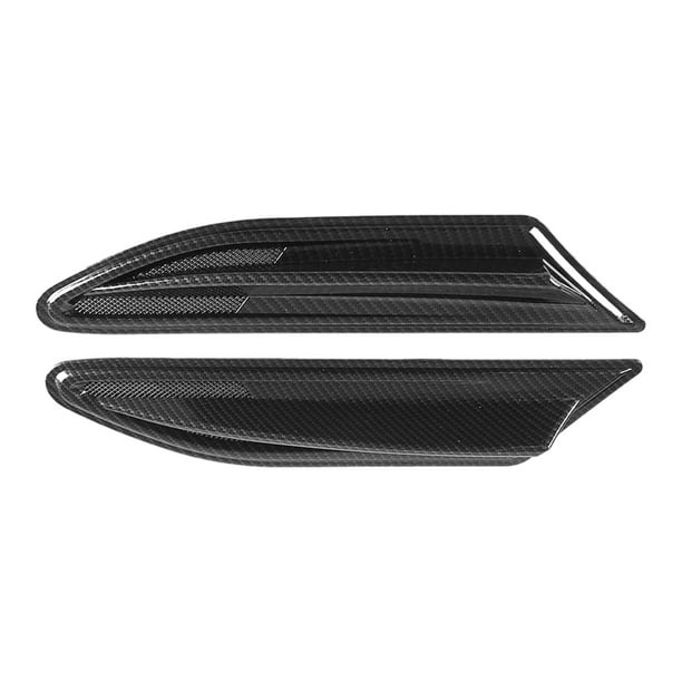 2x guardabarros de coche, moldura de solapa, reemplazo de piezas de modificación de vehículo de panel de aire, decoración de alerón Patrón de fibra de carbono