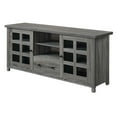 thumbnail image 3 of Convenience Concepts Newport Park Lane 1 Drawer TV Stand with Storage Cabinets and Shelves for TVs up to 65 Inches, Weathered Gray, 3 of 3