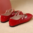 thumbnail image 3 of Zapatos Stunner para mujer con tacón de gatito, zapatos clásicos de punto rojo 38 (7), 3 of 7