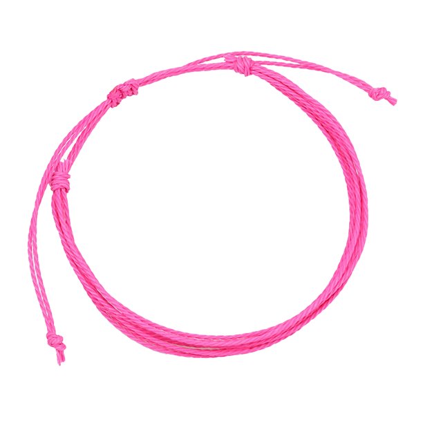 Qarigey trenzada de cordón de cera, joyería estética Multicolor ajustable, pulseras bohemias enceradas, cuerda de mano, playa Universal para Ropa, zapatos y accesorios Miscelánea Rosa roja Qarigey AP010276-02