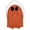 Orange, variant on Halloween Ghost Tote Bag, Reusable Fabric Trick Or Treat Candy Storage Sack, Large Capacity Portable Grocery Shoulder Bag for Kids Adults Party Shopping(White)