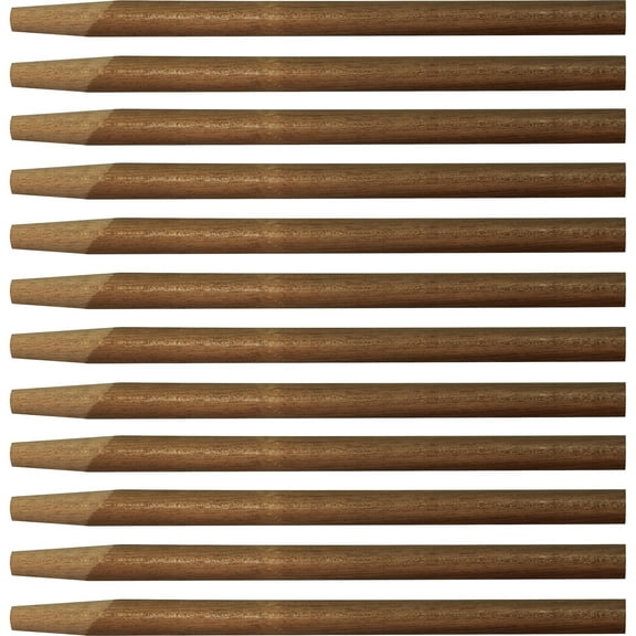 Genuine Joe Squeegee Handle - 60" Length - 1.13" Diameter - Natural - Wood - 12 / Carton